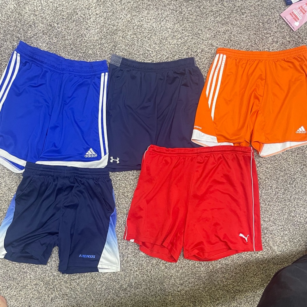 Athletic Shorts bundle (adidas, puma, under armor, and kenisis)